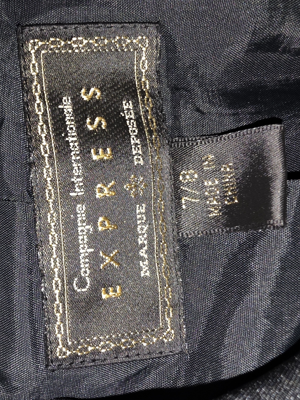 Express Black Wool Button-Up Pea Coat - Picture 2 of 5